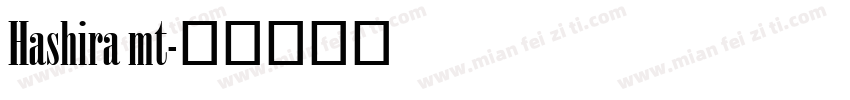 Hashira mt字体转换